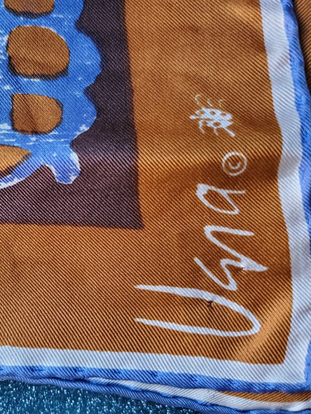 Vera Wang Square Silk Scarf